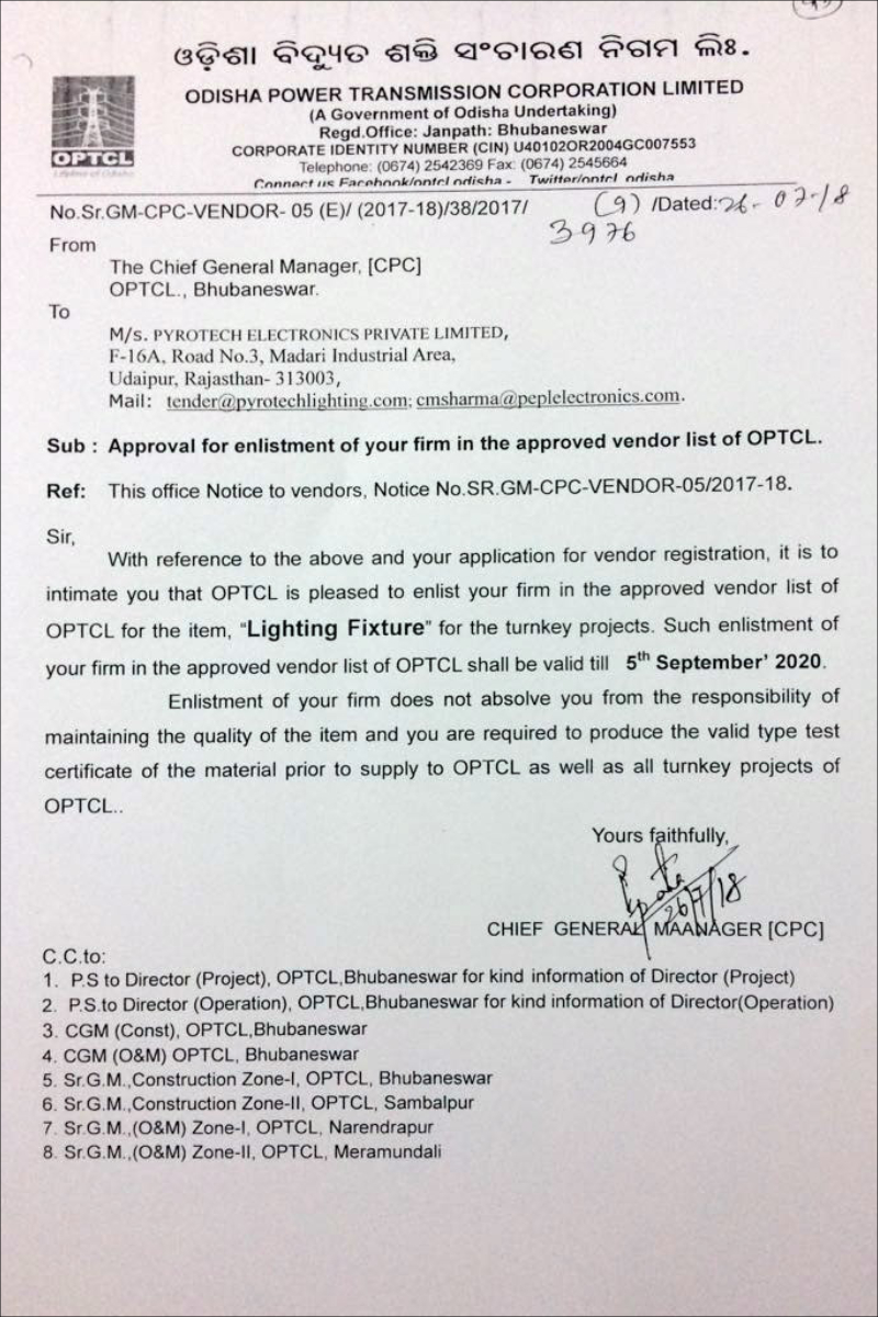 OPTCL, OR