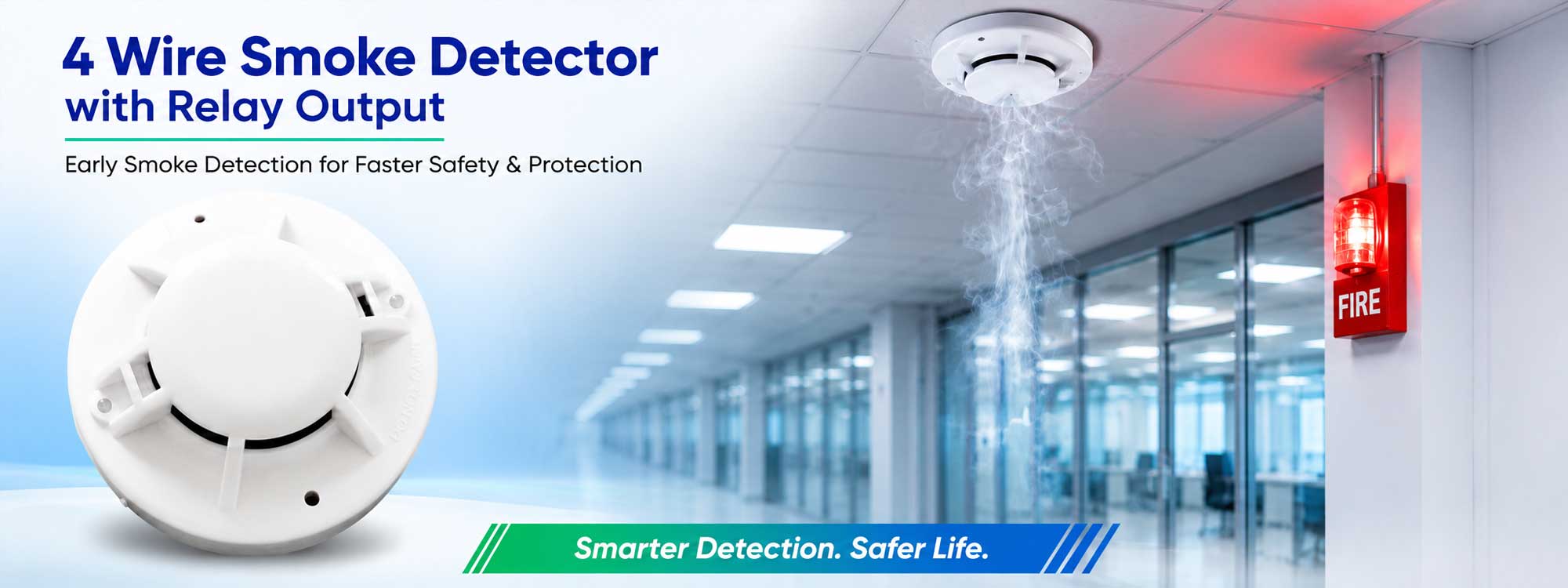 4 Wire Smoke Detector with Relay Output: Complete Guide to Working Principle, Wiring, Applications, Benefits & Installation