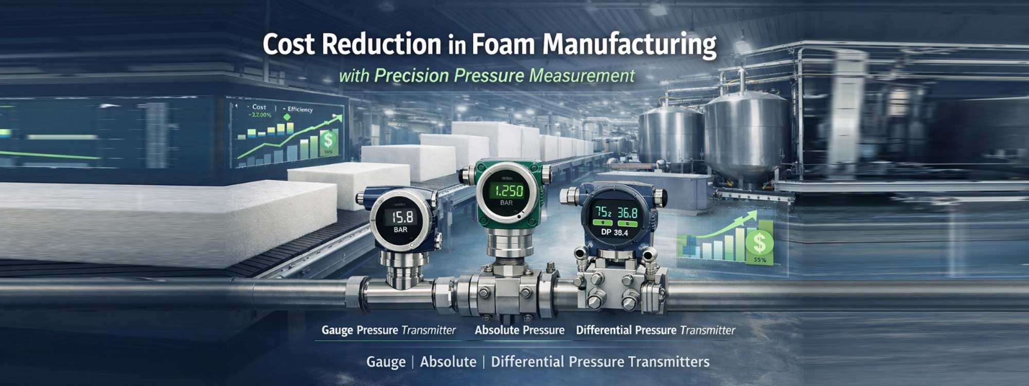 Cost Reduction in Foam Manufacturing with Pressure Measurement Cost Reduction in Foam Manufacturing with Pressure Measurement