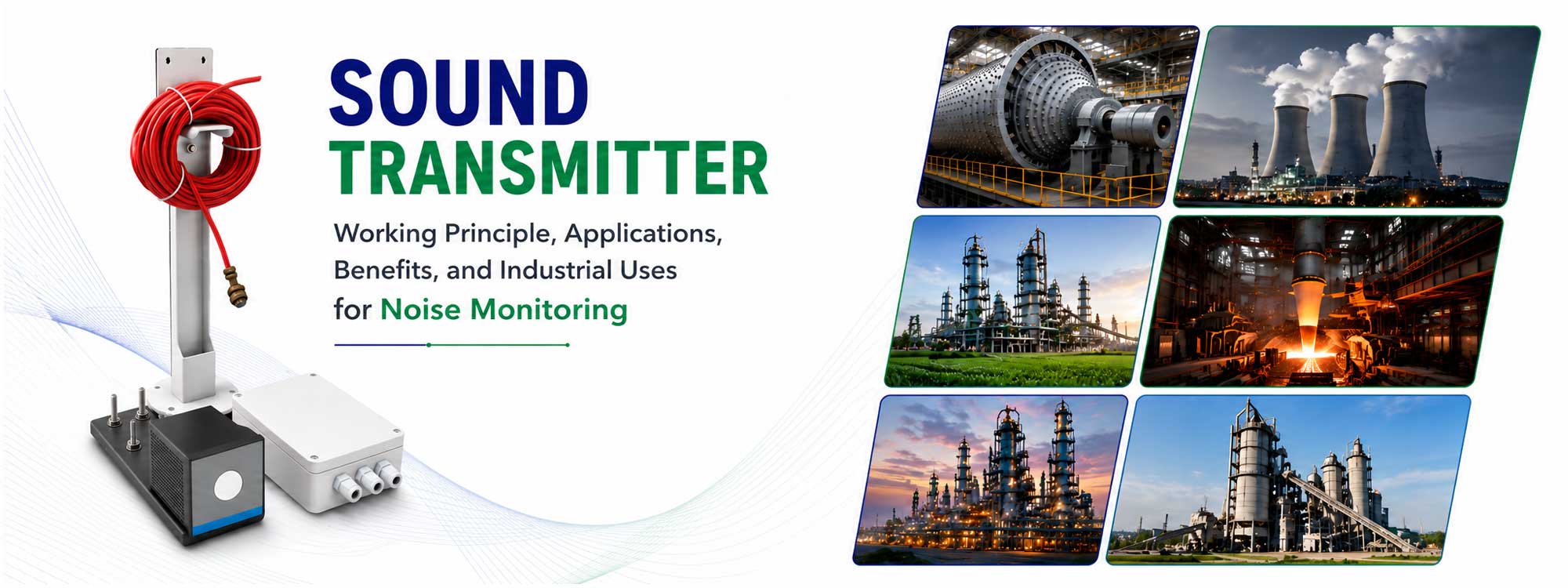 Sound Transmitter: Working Principle, Applications, Benefits, and Industrial Uses for Noise Monitoring Sound Transmitter: Working Principle, Applications, Benefits, and Industrial Uses for Noise Monitoring