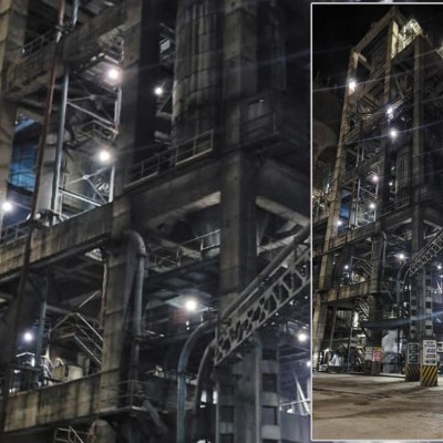 Flood light, Street Light In Cement Plant