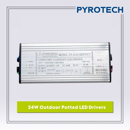 54W Outdoor Potted LED Drivers