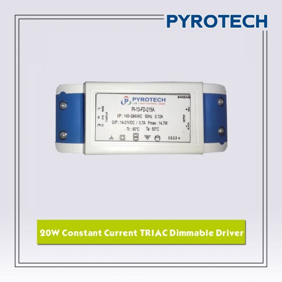 20W Constant Current TRIAC Dimmable Driver