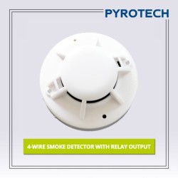 4 Wire Smoke Detector With Relay Output