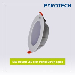 12 W Round LED Flat Panel Down Light