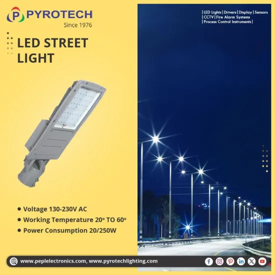 10-30 W LED Street Light (Glass Model)