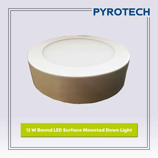 12 W Round Shape LED Surface Mounted Down Light