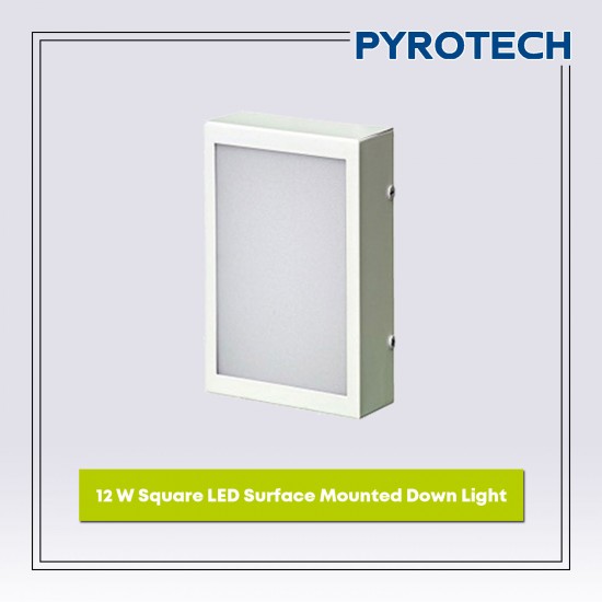 12 W Square Shape LED Surface Mounted Down Light