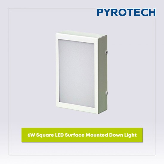 6 W Square Shape LED Surface Mounted Down Light