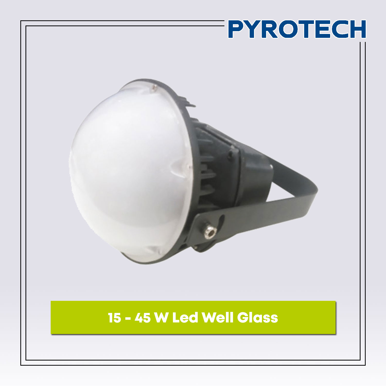 Led well 2024 glass fitting